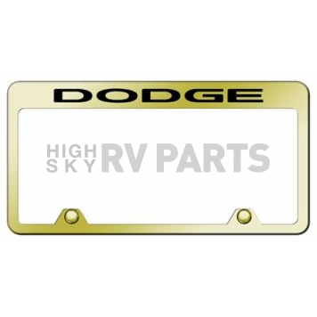 Automotive Gold License Plate Frame - Gold Stainless Steel - RFDODEG