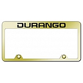 Automotive Gold License Plate Frame - Gold Stainless Steel - RFDUREG