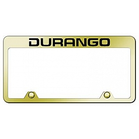 Automotive Gold License Plate Frame - Gold Stainless Steel - RFDUREG