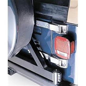 Smittybilt Tailgate Hinge - Polished Stainless Steel Silver Set Of 2 - 7419