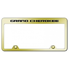 Automotive Gold License Plate Frame - Gold Stainless Steel - RFGRAEG