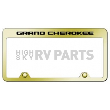 Automotive Gold License Plate Frame - Gold Stainless Steel - RFGRAEG