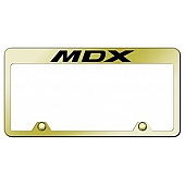 Automotive Gold License Plate Frame - Gold Stainless Steel - RFMDXEG