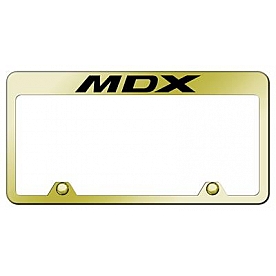 Automotive Gold License Plate Frame - Gold Stainless Steel - RFMDXEG