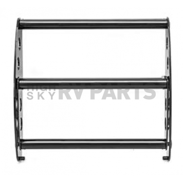All Sales Grille Guard - Black Gloss Powder Coated Aluminum - 19285GKS