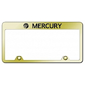 Automotive Gold License Plate Frame - Gold Stainless Steel - RFMRYEG