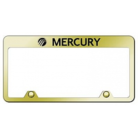 Automotive Gold License Plate Frame - Gold Stainless Steel - RFMRYEG