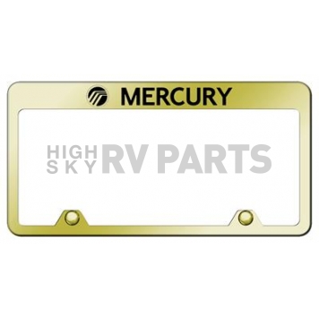Automotive Gold License Plate Frame - Gold Stainless Steel - RFMRYEG