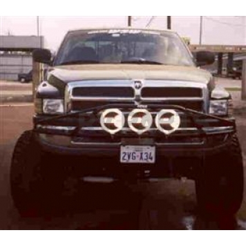 N-Fab Pre-Runner - Textured Powder Coated Black Steel - D943LHTX