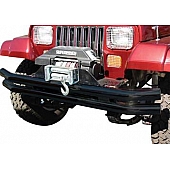 Rampage Bumper 1-Piece Design Steel Black - 7649