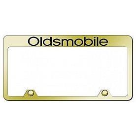 Automotive Gold License Plate Frame - Gold Stainless Steel - RFOLDEG