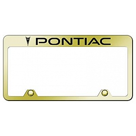 Automotive Gold License Plate Frame - Gold Stainless Steel - RFPONEG