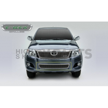 T-Rex Truck Products Bumper Grille Insert Mesh Polished Silver Stainless Steel - 55909-1