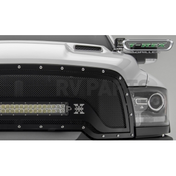 T-Rex Truck Products Grille Insert - Mesh Rectangular Black Powder Coated Mild Steel - 6314641-1