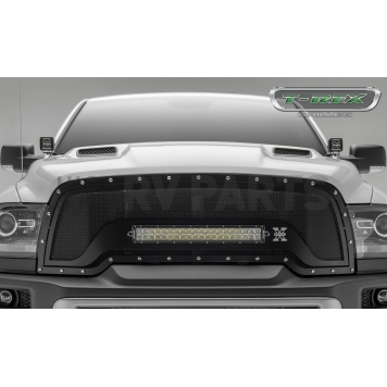 T-Rex Truck Products Grille Insert - Mesh Rectangular Black Powder Coated Mild Steel - 6314641-2