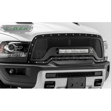 T-Rex Truck Products Grille Insert - Mesh Rectangular Black Powder Coated Mild Steel - 6314641-3