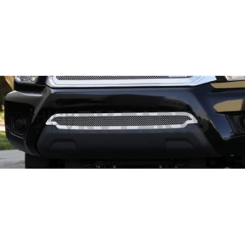 T-Rex Truck Products Bumper Grille Insert Mesh Polished Silver Stainless Steel - 55938