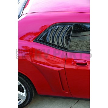 GT Styling Window Louver - Left And Right Rear Window Composite Smoke - GT4816S-1
