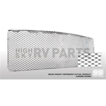 Street Scene Bumper Grille Insert Mesh Chrome Plated Silver Steel - 95078709