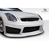 Extreme Dimensions Bumper 1-Piece Design Black Fiberglass - 112780