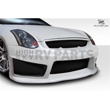 Extreme Dimensions Bumper 1-Piece Design Black Fiberglass - 112780