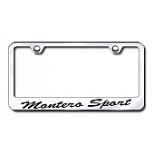 Automotive Gold License Plate Frame - Gold Stainless Steel - LFSMSPEG