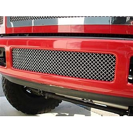 T-Rex Truck Products Bumper Grille Insert Mesh Polished Silver Stainless Steel - 55563