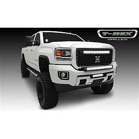 T-Rex Truck Products Grille Insert - Mesh Rectangular Black Powder Coated Mild Steel - 6312111