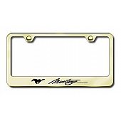 Automotive Gold License Plate Frame - Gold Stainless Steel - LFSMUSEG