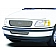 Street Scene Bumper Grille Insert Mesh Chrome Plated Silver Steel - 95078725