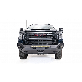Fab Fours Bumper Vengeance 1-Piece Design Steel Natural - GM20X5051B
