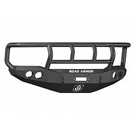 Road Armor Bumper Stealth Titan II 1-Piece Design Steel Black - 66002B