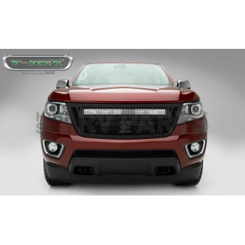 T-Rex Truck Products Grille Insert - Mesh Trapezoid Black Powder Coated Mild Steel - 6312671BR-1