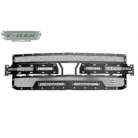 T-Rex Truck Products Grille Insert - Mesh Square Black Powder Coated Mild Steel - 6311261