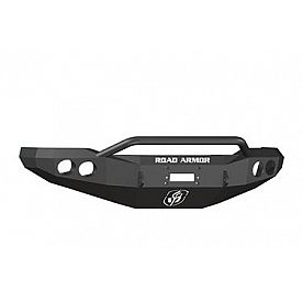 Road Armor Bumper Stealth Pre-Runner 1-Piece Design Steel Black - 66004B
