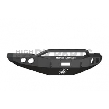 Road Armor Bumper Stealth Pre-Runner 1-Piece Design Steel Black - 66004B
