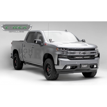 T-Rex Truck Products Grille Insert - 1 Piece Formed Wire Mesh Style Rectangular Black Powder Coated Mild Steel - 6311261BR-3