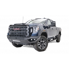 Fab Fours Bumper Vengeance 1-Piece Design Steel Black - GM20V5051B