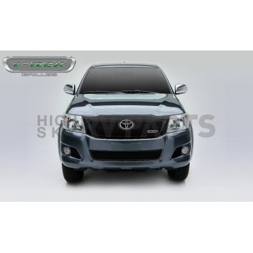 T-Rex Truck Products Grille Insert - Mesh Trapezoid Black Powder Coated Steel - 51909-1