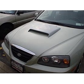 JSP Automotive Hood Scoop - Bare Fiberglass Primered - FGS701