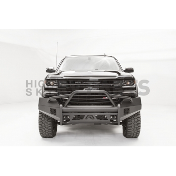 Fab Fours Bumper Premium 1-Piece Design Steel Black - CS16R38621