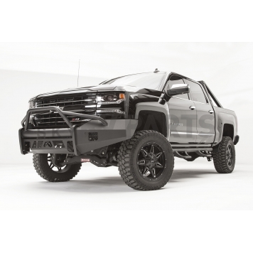 Fab Fours Bumper Premium 1-Piece Design Steel Black - CS16R38621-1