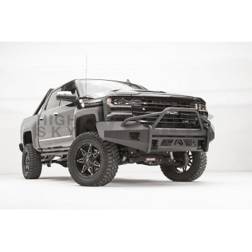 Fab Fours Bumper Premium 1-Piece Design Steel Black - CS16R38621-2