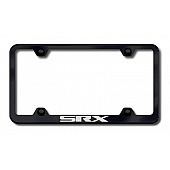 Automotive Gold License Plate Frame - Black Stainless Steel - LFWSRXEB