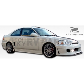 Extreme Dimensions Side Skirt - Primered Fiberglass Reinforced Plastic Black Set of 2 - 105537-1