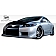 Extreme Dimensions Side Skirt - Primered Fiberglass Reinforced Plastic Black Set of 2 - 105689