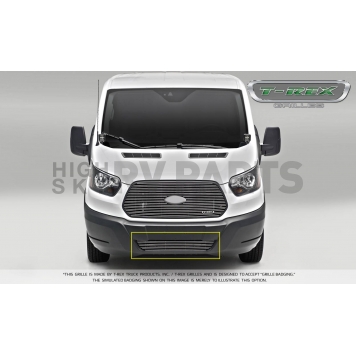 T-Rex Truck Products Bumper Grille Insert Overlay Polished Silver Aluminum - 6255750