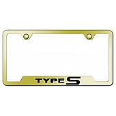 Automotive Gold License Plate Frame - Gold Stainless Steel - GFTYPEG