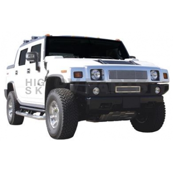 T-Rex Truck Products Grille Insert - Mesh Rectangular Polished Stainless Steel - 54290