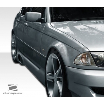 Extreme Dimensions Side Skirt - Primered Fiberglass Reinforced Plastic Black Set of 2 - 106508